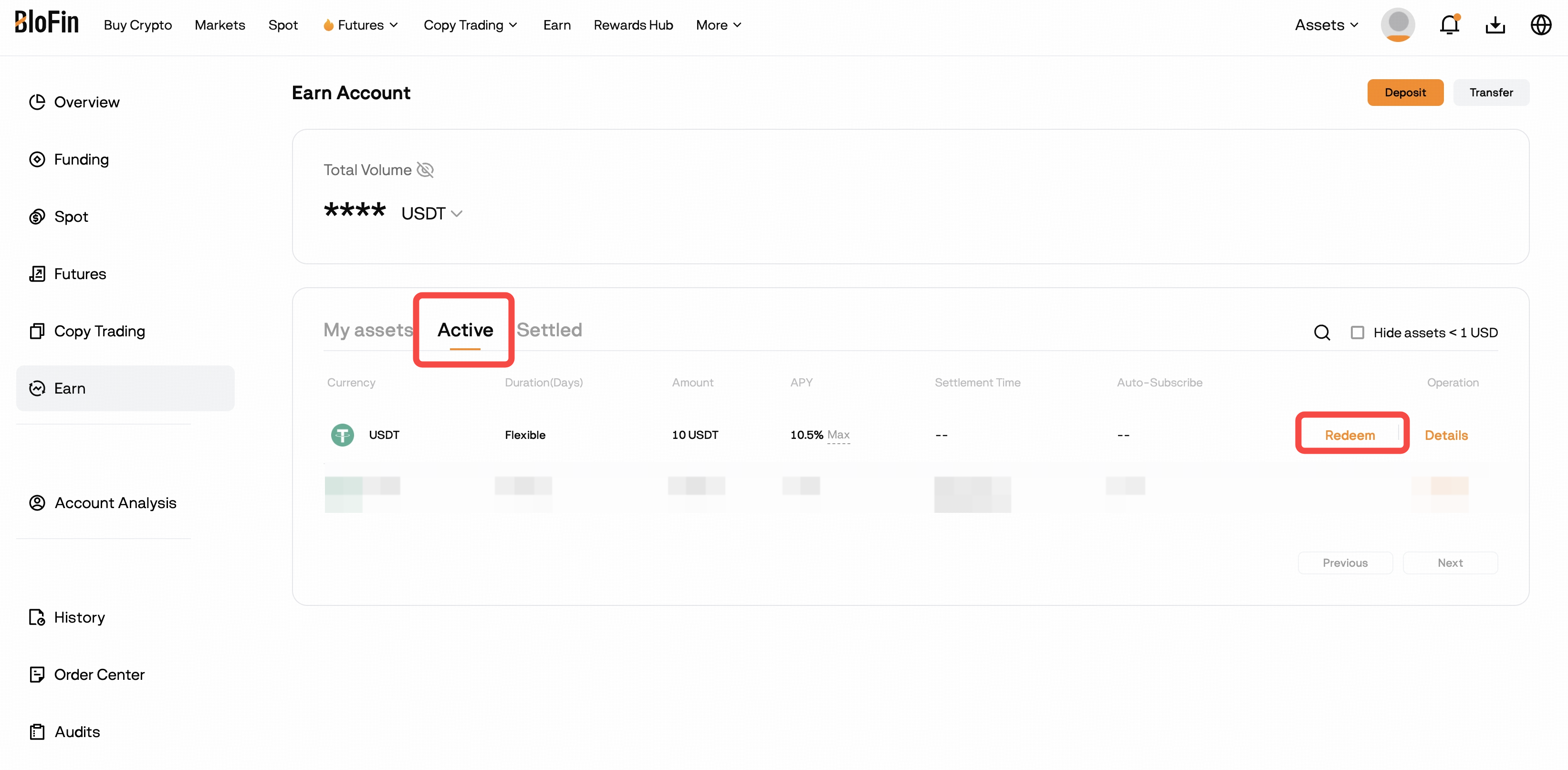 How Do I Redeem My BloFin Earn? – Help Center
