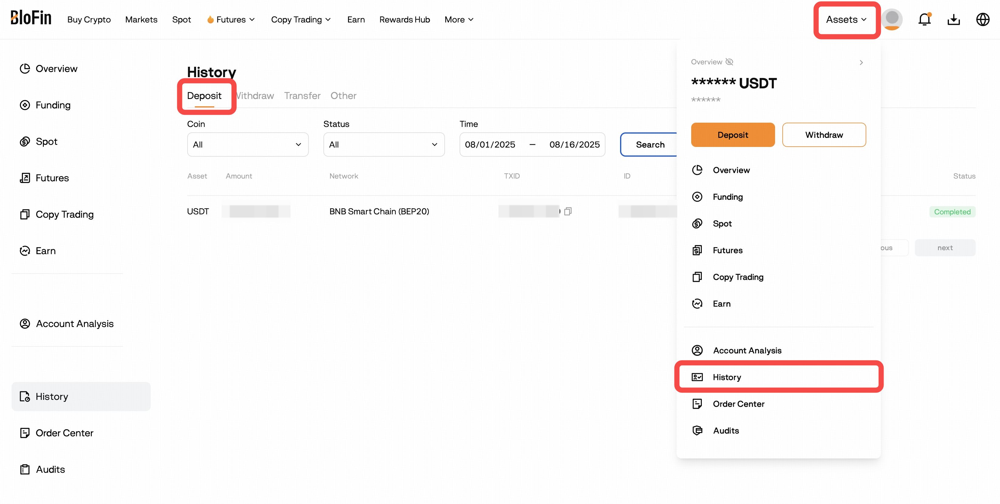 How Do I Check My Deposit History? – Help Center