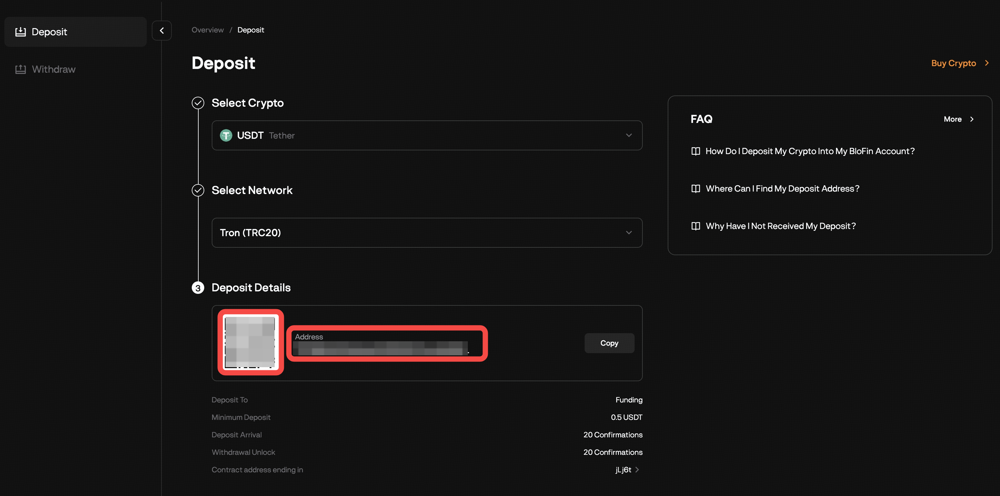 How to Deposit Crypto on BloFin – Help Center
