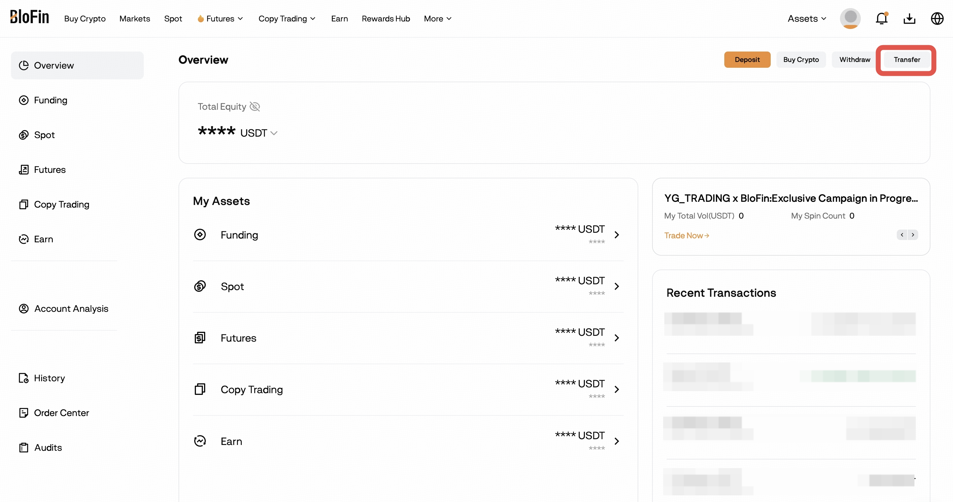 How To Transfer Assets among Different Accounts? – Help Center