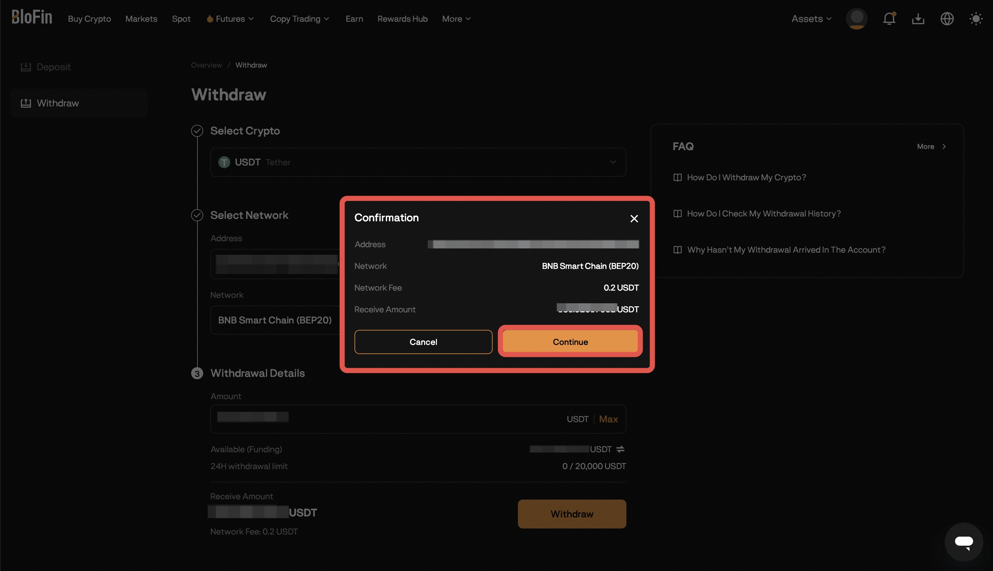 How To Withdraw From Blofin? – Help Center