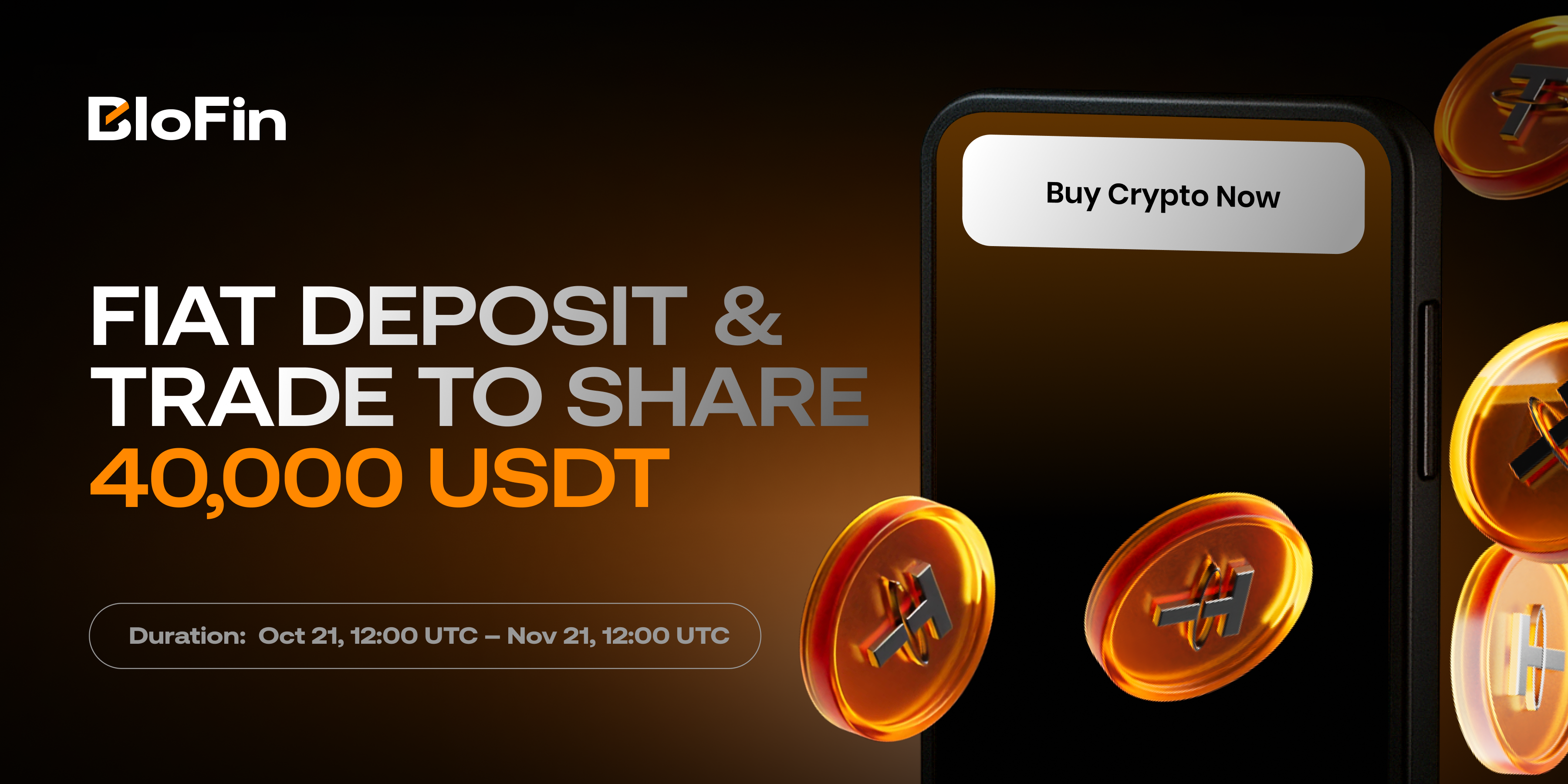 Round 3: Fiat Deposit & Trading Bonus — 40,000 USDT Up for Grabs! – Help  Center