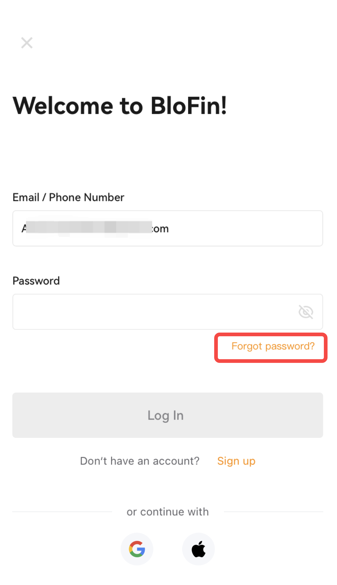 How to Reset My Password on BloFin Account? – Help Center