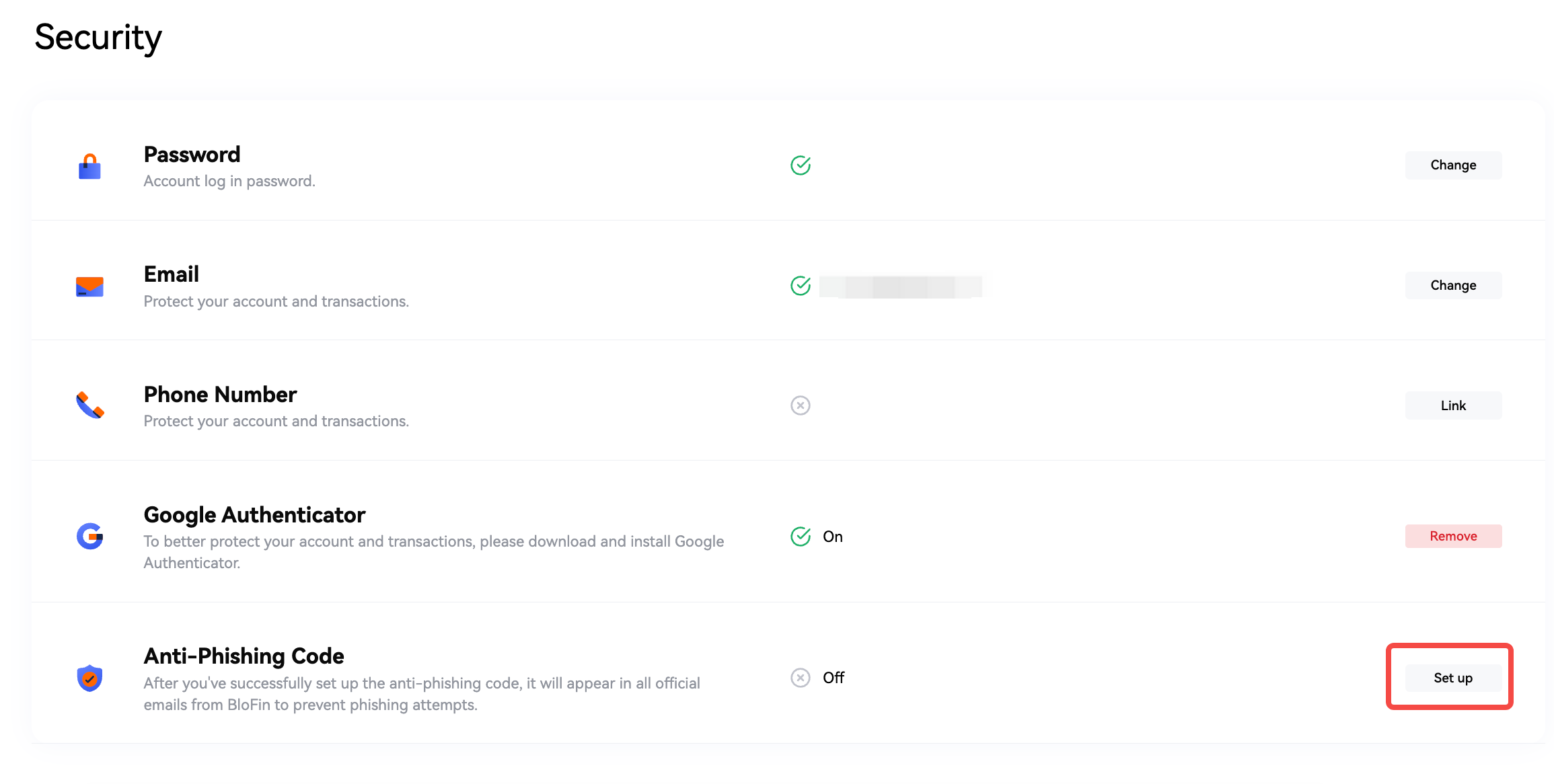 How to Set Anti-Phishing Code? – Help Center