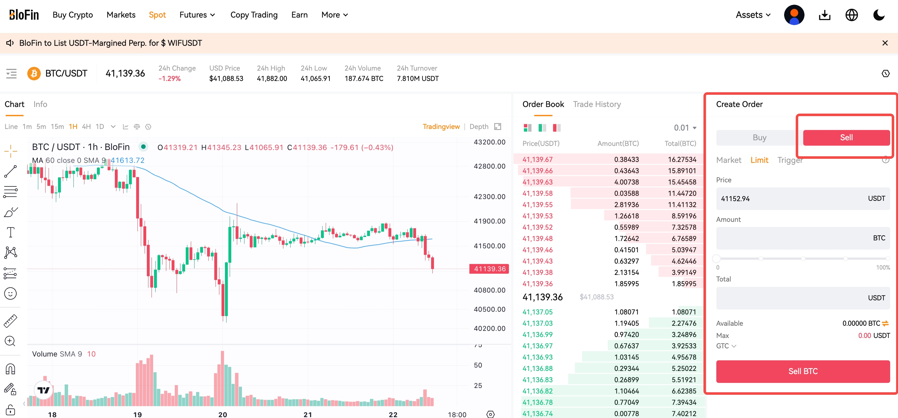 How to Trade Spot on BloFin? – Help Center