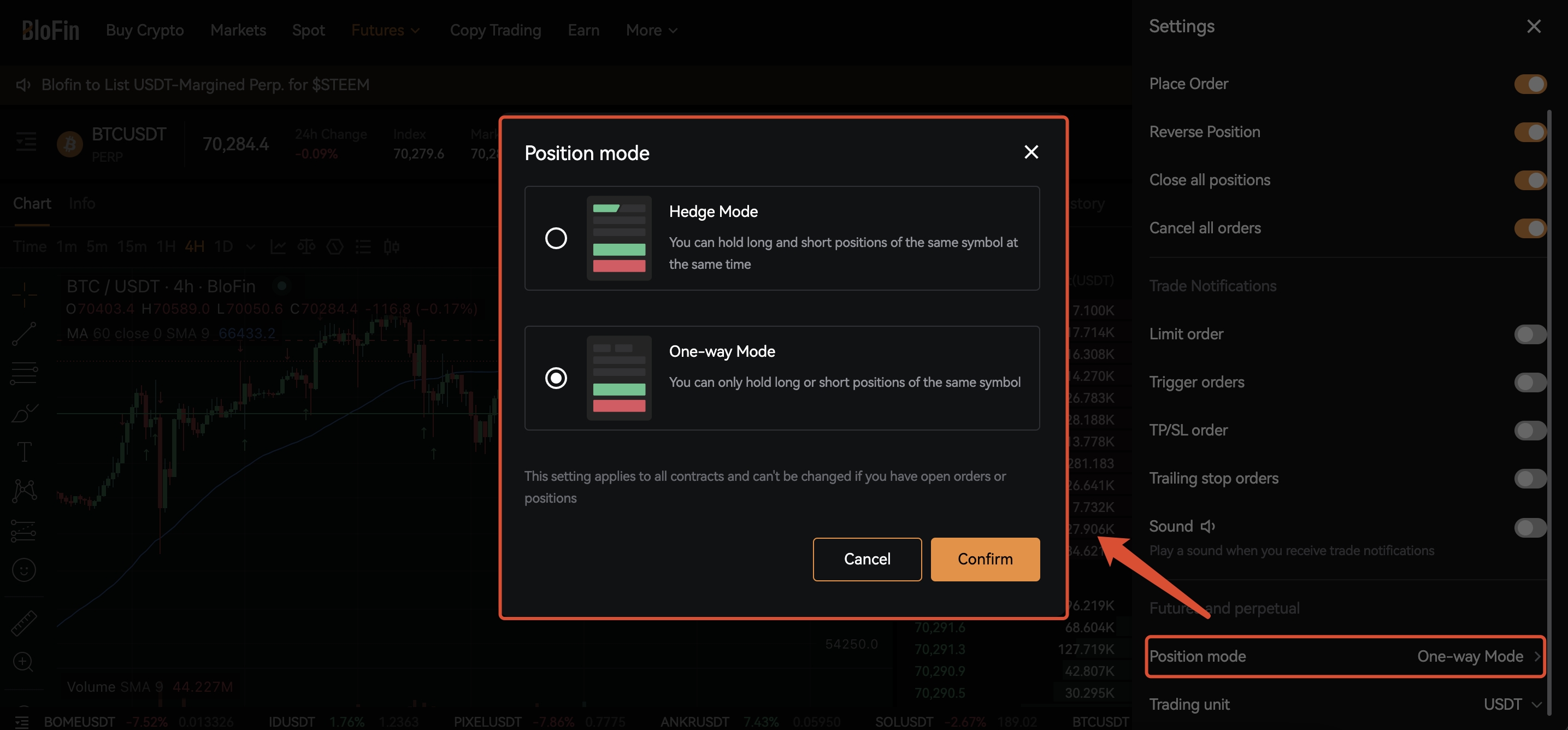 BloFin Futures: Hedge Position Mode Launched! – Help Center